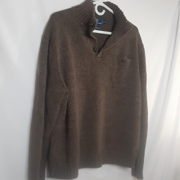 Polo Ralph Lauren Classic Brown Heather 1/4 Button Down Cotton Men's XL - Picture 13 of 16